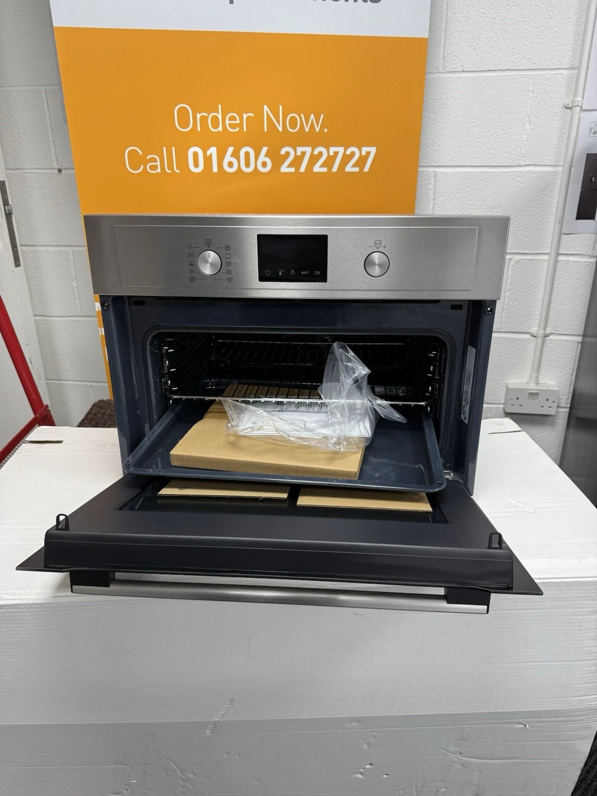 AEG KMX365060M Built-In Combination Microwave Oven in Stainless Steel - (Ex Display) - HW181818