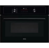 01 AEG KMX365060B (33) Built-In Combination Microwave Oven in Black - (Ex Display) - HW181833