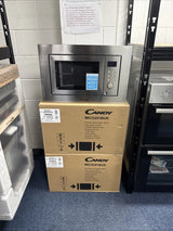 Candy MICG201BUK 20Litre Built in Microwave Oven with Grill in Stainless Steel W595mm H382mm D343.5mm