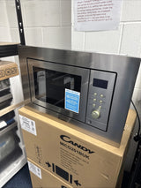 Candy MICG201BUK 20Litre Built in Microwave Oven with Grill in Stainless Steel W595mm H382mm D343.5mm