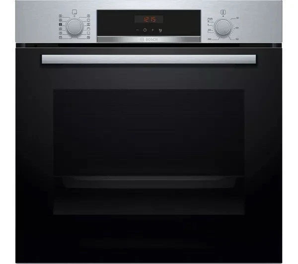 Bosch Series 4 HQA574BS3B (81) Electric Single Oven with Pyrolytic Self Cleaning in Stainless Steel - (Graded) - HW181914