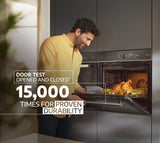 Beko RecycledNet® BBXDF22300S (86) Built In Double Oven in Silver - A/A Rated -( Ex display - HW182686