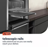 Neff B3ACE4AG3B (95) Slide & Hide® Electric Single Oven in Graphite Grey - A+ Rated (Ex Display) - HW182795